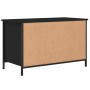 Mueble para TV madera contrachapada negro 80x40x50 cm en Muebles TV | Comprar online en Foru.es