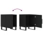 Mesitas de noche 2 uds madera de ingeniería negro 40x40x50 cm de vidaXL, Mesitas de noche - Ref: Foro24-827615, Precio: 83,38...