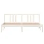 Estructura de cama de madera maciza blanco 160x200 cm de vidaXL, Camas y somieres - Ref: Foro24-814895, Precio: 102,51 €, Des...
