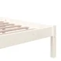 Estructura de cama de madera maciza blanco 160x200 cm de vidaXL, Camas y somieres - Ref: Foro24-814895, Precio: 102,51 €, Des...