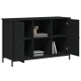 Mueble de TV madera de ingeniería negro 100x35x65 cm en Muebles TV | Comprar online en Foru.es