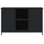 Mueble de TV madera de ingeniería negro 100x35x65 cm en Muebles TV | Comprar online en Foru.es