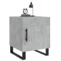 Mesitas noche 2 uds madera ingeniería gris hormigón 40x40x50 cm de vidaXL, Mesitas de noche - Ref: Foro24-827621, Precio: 59,...