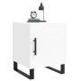 Mesitas de noche 2 uds madera de ingeniería blanco 40x40x50 cm de vidaXL, Mesitas de noche - Ref: Foro24-827613, Precio: 61,4...
