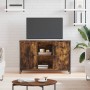 Mueble de TV madera de ingeniería roble ahumado 100x35x65 cm en Muebles TV | Comprar online en Foru.es