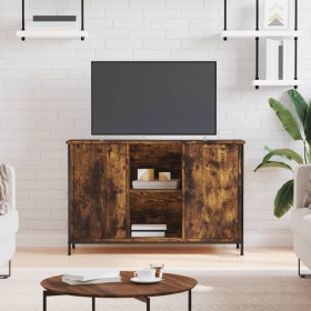 Mueble de TV madera de ingeniería roble ahumado 100x35x65 cm en Muebles TV | Comprar online en Foru.es