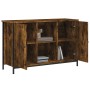Mueble de TV madera de ingeniería roble ahumado 100x35x65 cm en Muebles TV | Comprar online en Foru.es