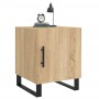 Mesitas noche 2 uds madera ingeniería roble Sonoma 40x40x50 cm de vidaXL, Mesitas de noche - Ref: Foro24-827619, Precio: 59,4...