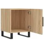 Bedside tables 2 units engineered wood Sonoma oak 40x40x50 cm by vidaXL, Nightstands - Ref: Foro24-827619, Price: 58,93 €, Di...