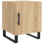 Mesitas noche 2 uds madera ingeniería roble Sonoma 40x40x50 cm de vidaXL, Mesitas de noche - Ref: Foro24-827619, Precio: 59,4...