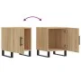Bedside tables 2 units engineered wood Sonoma oak 40x40x50 cm by vidaXL, Nightstands - Ref: Foro24-827619, Price: 58,93 €, Di...