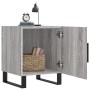 Mesitas noche 2 uds madera ingeniería gris Sonoma 40x40x50 cm de vidaXL, Mesitas de noche - Ref: Foro24-827625, Precio: 61,44...