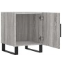 Mesitas noche 2 uds madera ingeniería gris Sonoma 40x40x50 cm de vidaXL, Mesitas de noche - Ref: Foro24-827625, Precio: 61,44...