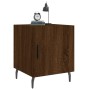 Mesitas noche 2 uds madera ingeniería marrón roble 40x40x50 cm de vidaXL, Mesitas de noche - Ref: Foro24-827611, Precio: 51,9...
