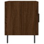 Mesitas noche 2 uds madera ingeniería marrón roble 40x40x50 cm de vidaXL, Mesitas de noche - Ref: Foro24-827611, Precio: 51,9...