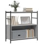 Estantería hierro y madera ingeniería gris Sonoma 80x30x78,5 cm en Librerías y estanterías | Comprar online en Foru.es