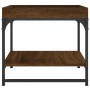Mesa de centro madera ingeniería roble marrón 49,5x49,5x45 cm en Mesas de centro | Comprar online en Foru.es