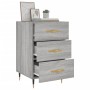 Mesita de noche madera de ingeniería gris Sonoma 40x40x66 cm de vidaXL, Mesitas de noche - Ref: Foro24-827642, Precio: 61,36 ...