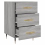 Mesita de noche madera de ingeniería gris Sonoma 40x40x66 cm de vidaXL, Mesitas de noche - Ref: Foro24-827642, Precio: 61,36 ...