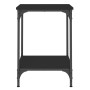 Mesa de centro madera de ingeniería negro 40x40x55 cm en Mesas de centro | Comprar online en Foru.es