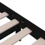 Estructura de cama de madera maciza negra 160x200 cm de vidaXL, Camas y somieres - Ref: Foro24-814898, Precio: 132,76 €, Desc...