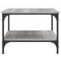 Mesa de centro madera de ingeniería gris Sonoma 55x55x40 cm en Mesas de centro | Comprar online en Foru.es