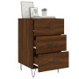 Mesita de noche madera de ingeniería marrón roble 40x40x66 cm de vidaXL, Mesitas de noche - Ref: Foro24-827659, Precio: 60,94...