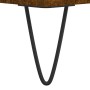 Mesita de noche madera de ingeniería marrón roble 40x40x66 cm de vidaXL, Mesitas de noche - Ref: Foro24-827659, Precio: 60,94...