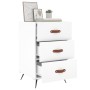Mesita de noche madera de ingeniería blanco 40x40x66 cm de vidaXL, Mesitas de noche - Ref: Foro24-827628, Precio: 67,99 €, De...