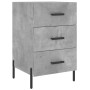Mesita de noche madera de ingeniería gris hormigón 40x40x66 cm de vidaXL, Mesitas de noche - Ref: Foro24-827672, Precio: 68,9...