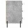 Mesita de noche madera de ingeniería gris hormigón 40x40x66 cm de vidaXL, Mesitas de noche - Ref: Foro24-827672, Precio: 68,9...