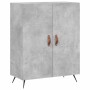 Aparador de madera de ingeniería gris hormigón 69,5x34x90 cm de vidaXL, Aparadores - Ref: Foro24-827696, Precio: 76,51 €, Des...