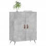 Aparador de madera de ingeniería gris hormigón 69,5x34x90 cm de vidaXL, Aparadores - Ref: Foro24-827696, Precio: 76,51 €, Des...