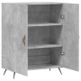 Aparador de madera de ingeniería gris hormigón 69,5x34x90 cm de vidaXL, Aparadores - Ref: Foro24-827696, Precio: 76,51 €, Des...