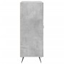 Aparador de madera de ingeniería gris hormigón 69,5x34x90 cm de vidaXL, Aparadores - Ref: Foro24-827696, Precio: 76,51 €, Des...
