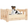 Cama para perros madera maciza de pino 55,5x45,5x28 cm en Camas para perros | Comprar online en Foru.es
