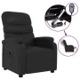 Sillón reclinable eléctrico de cuero sintético negro en Sillones | Comprar online en Foru.es