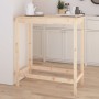 Mesa alta de bar madera maciza de pino 100x50x110 cm en Mesas de comedor | Comprar online en Foru.es