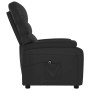 Sillón reclinable eléctrico de cuero sintético negro en Sillones | Comprar online en Foru.es
