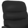 Sillón reclinable eléctrico de cuero sintético negro en Sillones | Comprar online en Foru.es