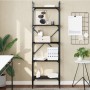 Librería de 5 estantes madera de ingeniería negro 56x31,5x174cm en Librerías y estanterías | Comprar online en Foru.es