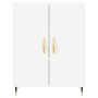 Aparador de madera de ingeniería blanco 69,5x34x90 cm de vidaXL, Aparadores - Ref: Foro24-827700, Precio: 78,00 €, Descuento: %