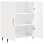 Aparador de madera de ingeniería blanco 69,5x34x90 cm de vidaXL, Aparadores - Ref: Foro24-827700, Precio: 78,00 €, Descuento: %