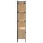 Librería con puertas roble Sonoma 76,5x30x154,5 cm madera de ingeniería en Librerías y estanterías | Comprar online en Foru.es