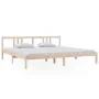 Estructura de cama madera maciza 200x200 cm de vidaXL, Camas y somieres - Ref: Foro24-814904, Precio: 116,60 €, Descuento: %