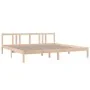 Estructura de cama madera maciza 200x200 cm de vidaXL, Camas y somieres - Ref: Foro24-814904, Precio: 116,60 €, Descuento: %