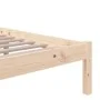 Estructura de cama madera maciza 200x200 cm de vidaXL, Camas y somieres - Ref: Foro24-814904, Precio: 116,60 €, Descuento: %