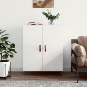 Aparador de madera contrachapada blanco brillante 69,5x34x90 cm de vidaXL, Aparadores - Ref: Foro24-827694, Precio: 82,84 €, ...