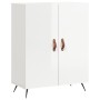 Aparador de madera contrachapada blanco brillante 69,5x34x90 cm de vidaXL, Aparadores - Ref: Foro24-827694, Precio: 82,84 €, ...