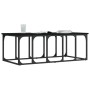 Mesa de centro madera de ingeniería negra 100x50x35,5 cm en Mesas de centro | Comprar online en Foru.es
